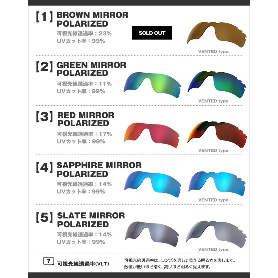 OAKLEY オークリー サングラス 交換レンズ レーダーパス 偏光