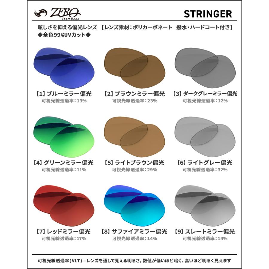 Stringer オークリー サングラス 交換レンズ ストリンガー OAKLEY