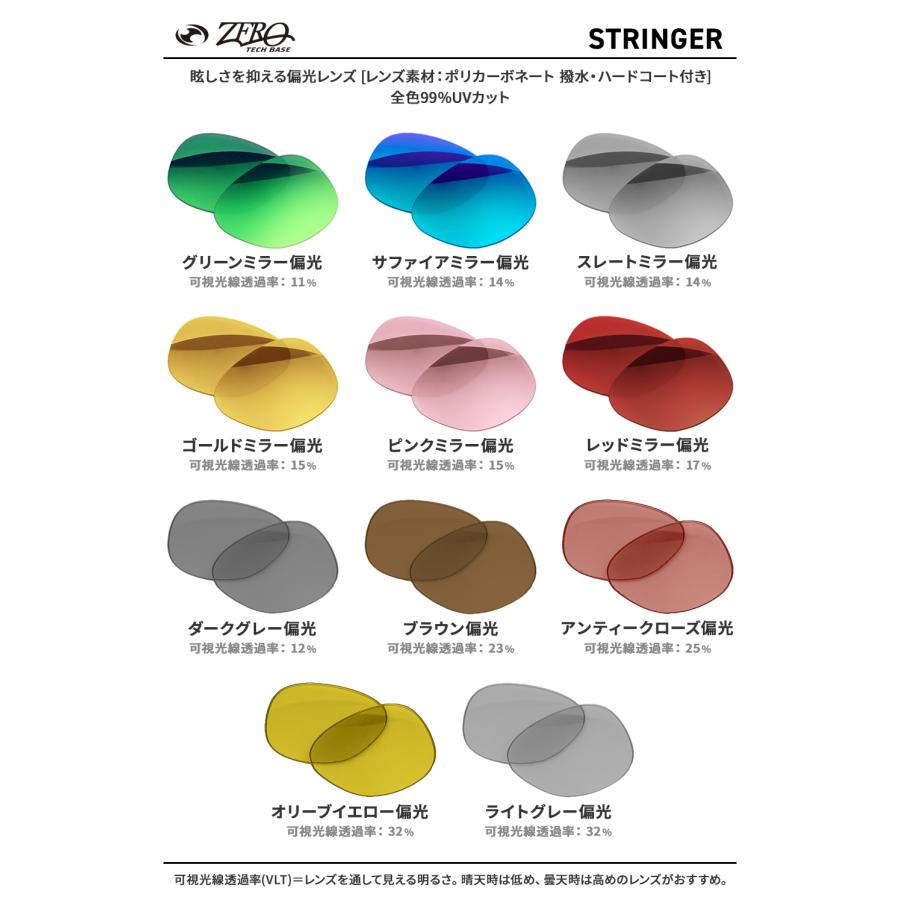 Stringer オークリー サングラス 交換レンズ ストリンガー OAKLEY