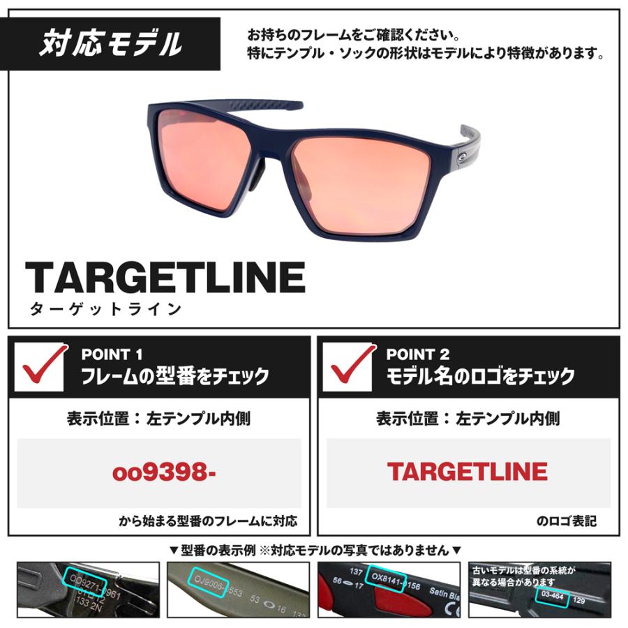 レンズ2枚 OAKLEY TARGET LINE オークリー ターゲットライン Targetline オークリー サングラス 交換レンズ ターゲットライン