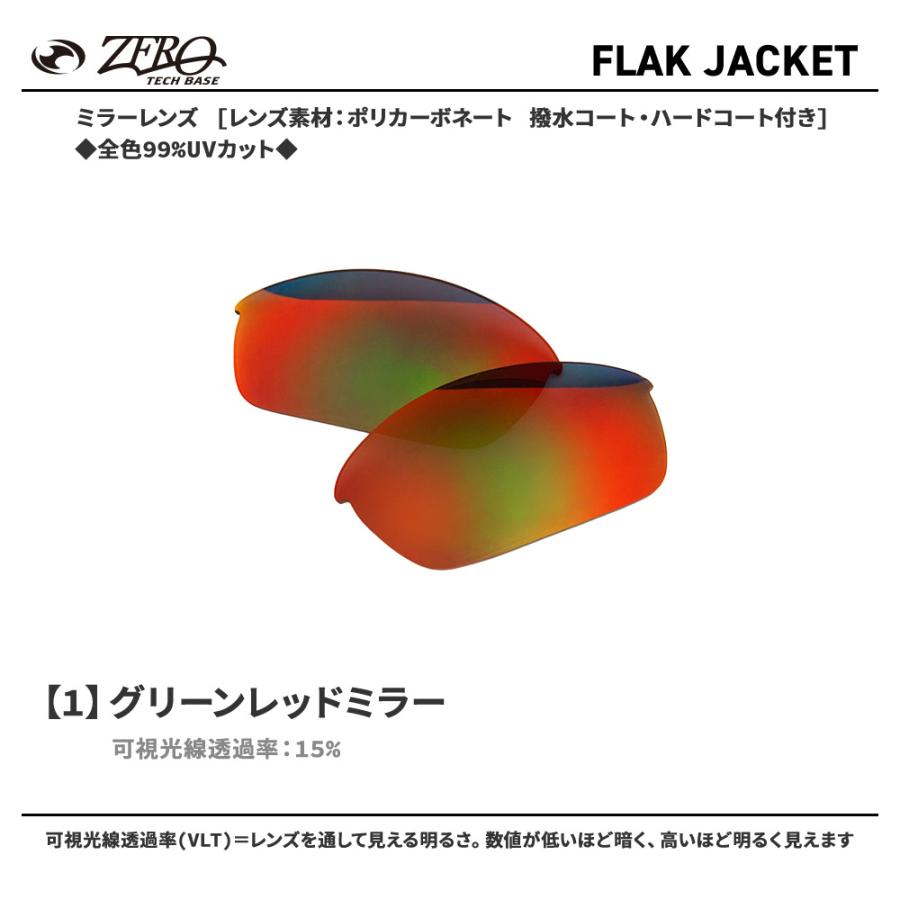 Flak オークリー スポーツサングラス 交換レンズ フラック ジャケット
