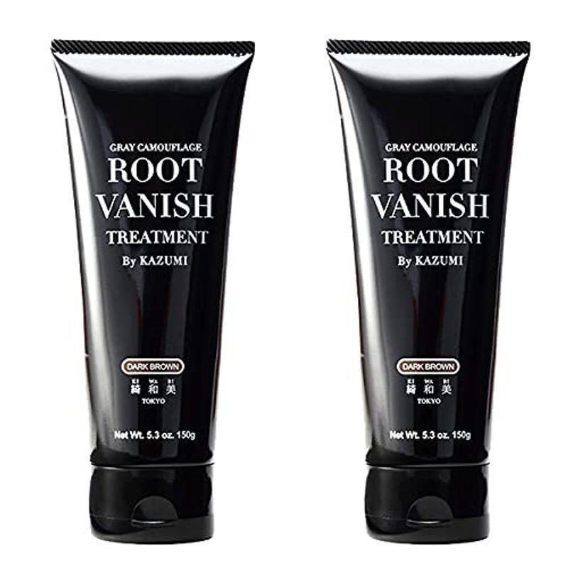 出産祝い 兼用 レディース メンズ ヘアカラートリートメント 2本セット ダークブラウン 白髪染め Vanish Root Kiwabi 綺和美 レディースヘアケア Moreroarquitetura Com Br