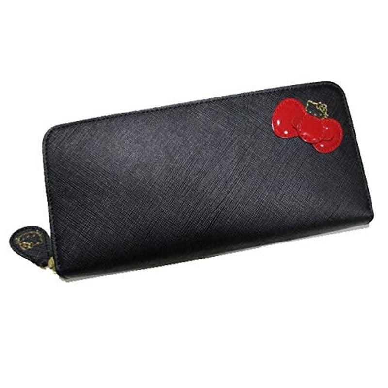 純正 安い販売 財布 長財布 ラウンド ハローキティ 大容量 牛革 レザー ブラック とっても可愛い エレガンスシリーズ 世界的キャラクター 正規品 コラ 安いオーダー Marketingcultural Com Br