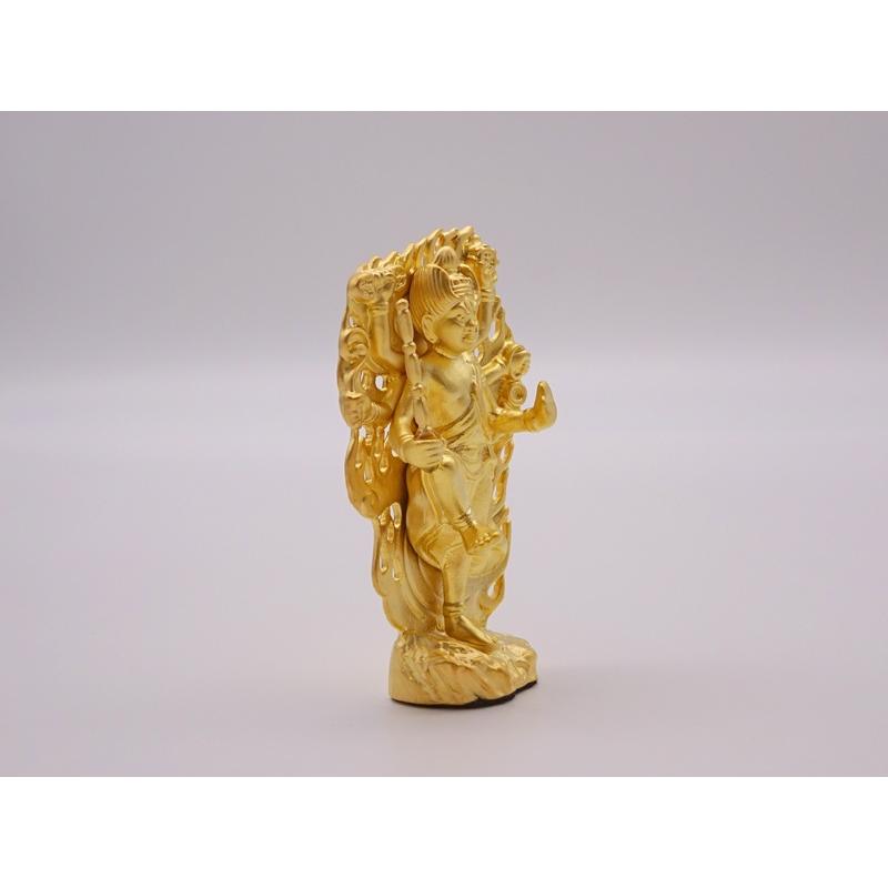 浄化の仏像 烏枢沙摩明王 厨子あり 箱付き 未使用美品 蔵出 蒐集家放出 送料込 Amazon｜仏像 烏枢沙摩明王 厨子入り(金メッキ/24金)仏師：牧田