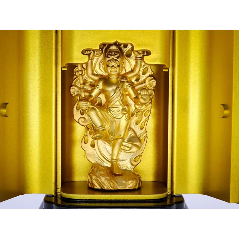 浄化の仏像 烏枢沙摩明王 厨子あり 箱付き 未使用美品 蔵出 蒐集家放出 送料込 浄化の仏像 烏枢沙摩明王 厨子あり 箱付き 未使用美品