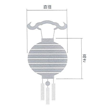 盆提灯 初盆用提灯 白提灯 相極紋天 305 吊型 ちょうちん 初盆 新盆 超