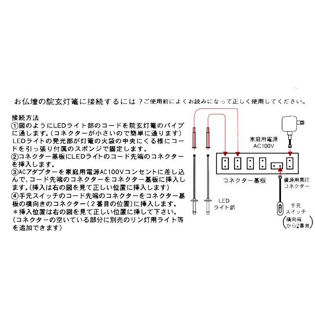 仏壇 灯籠 陰雲型 院玄灯篭 真鍮消金付（小） 1対 NewともしびＬＥＤライト器具付き 灯ろう ぼんぼり 照明｜obonyouhin｜15