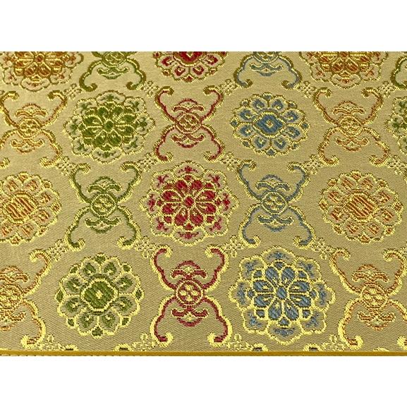 防炎マット 金襴 4尺 120cm×100cm 結燭甲 白茶 燃えにくい 仏壇マット 経机マット 安全マット 敷物 日本製 |  | 04