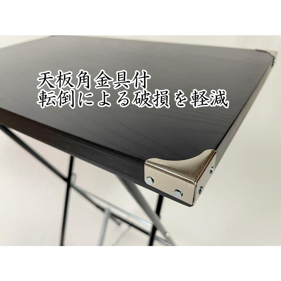 新品同様　折りたたみ式脇置台　1台　木製テーブル 新品同様 折りたたみ式脇置台 1台 木製テーブル 【公式通販】