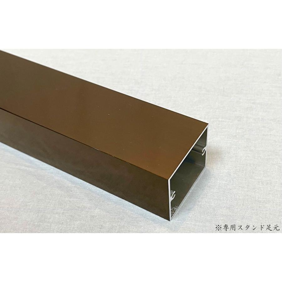 UACJ 賽銭箱 おさいせん箱 専用スタンドセット アルミ製 ブロンズ色 鍵