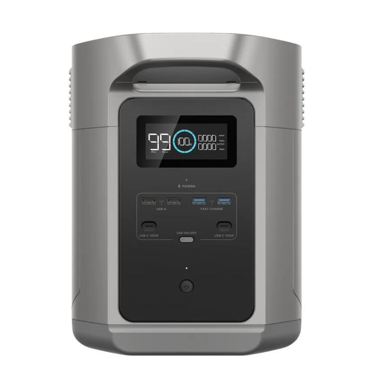 EcoFlow ポータブル電源 DELTA 2 Max S 2048Wh ECOFLOW エコフロー DELTA 2 Max S ポータブル電源 容量2048wh EFD2M-S