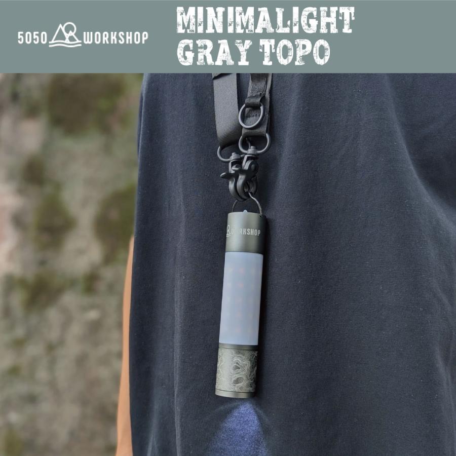 50/50 workshop ミニマライト グレー MINIMALIGHT ハンディ 50/50 workshop ミニマライト グレー MINIMALIGHT ハンディ