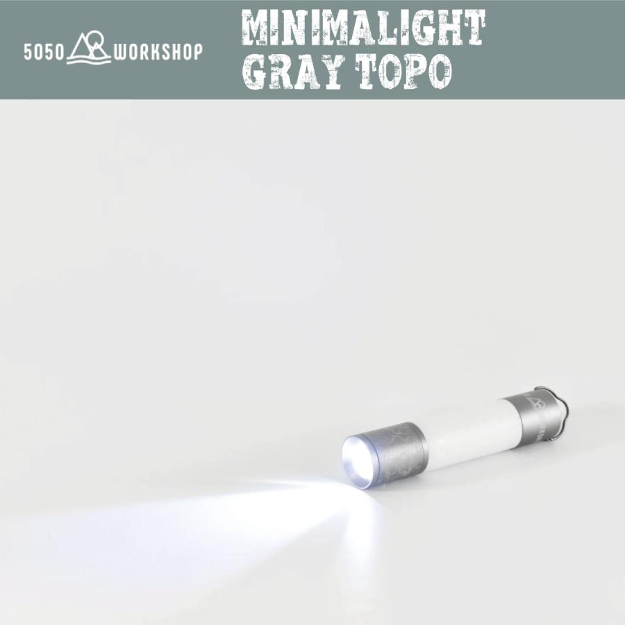 50/50 workshop ミニマライト グレー MINIMALIGHT ハンディ 50/50 workshop ミニマライト グレー MINIMALIGHT ハンディ
