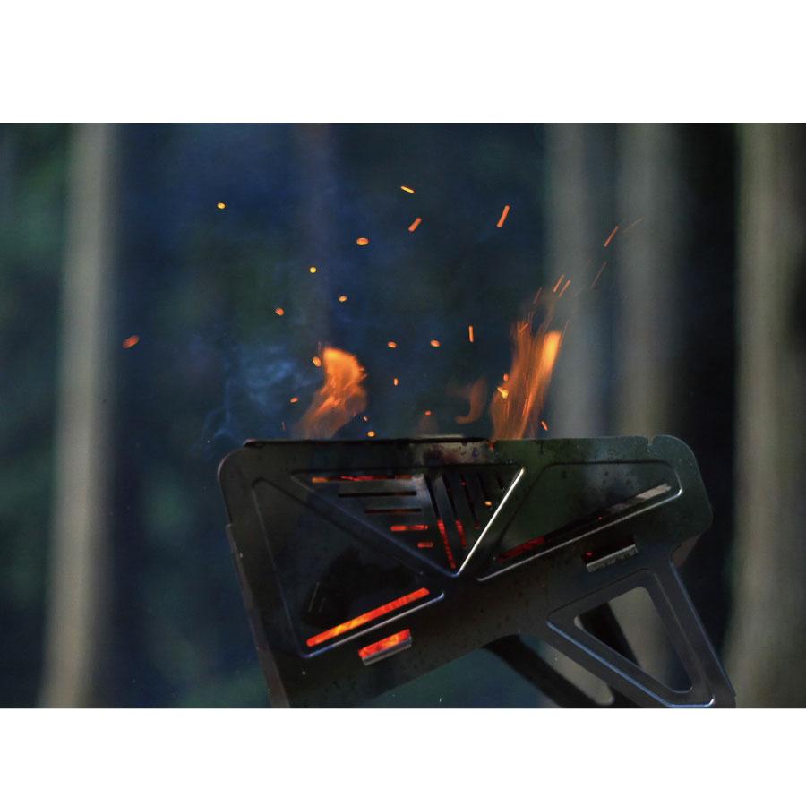 AUTEC CAMP COOK PIT コックピット AO-112101 焚火台 焚火 バーベキューコンロ グリル 軽量 折り畳み アウトドア用品  キャンプ用品 焼網 オーディオテクニカ