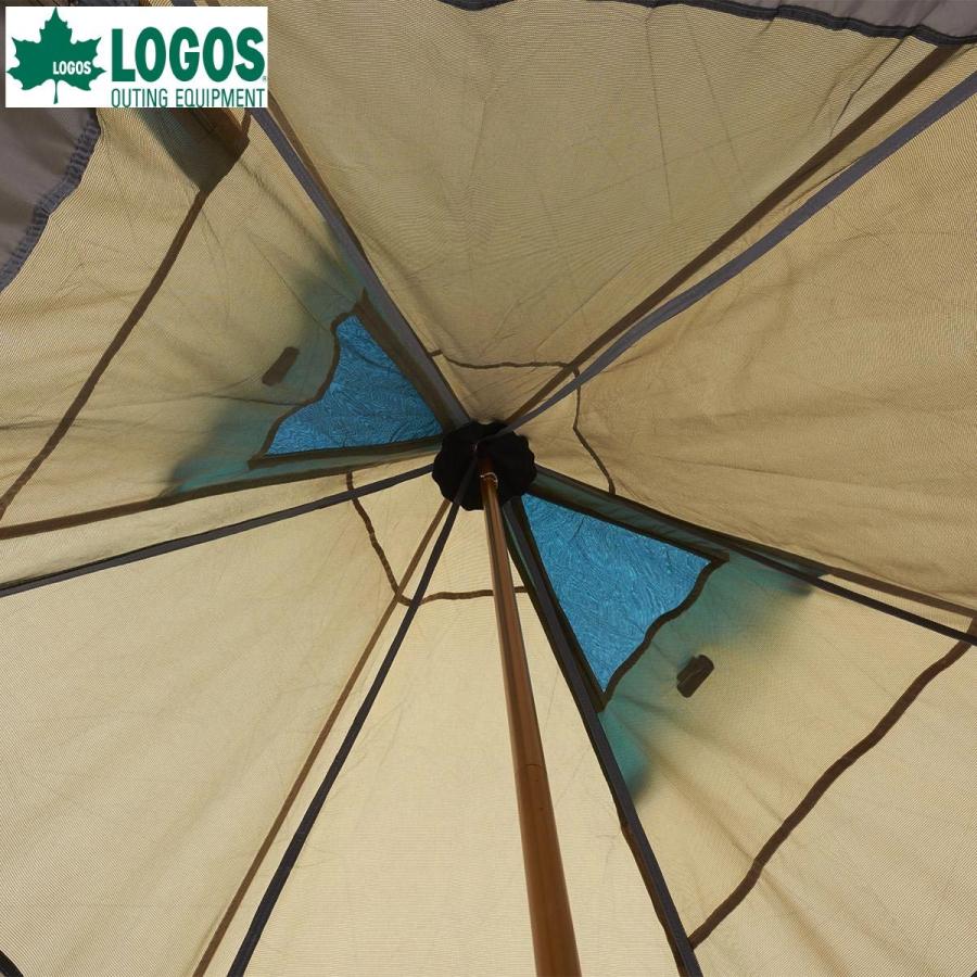 【新品】LOGOS ロゴス ナバホ 400 ワンポールテント Tepee LOGOS ナバホ Tepee 400-BB|ギア|テント|ワンポール|製品情報