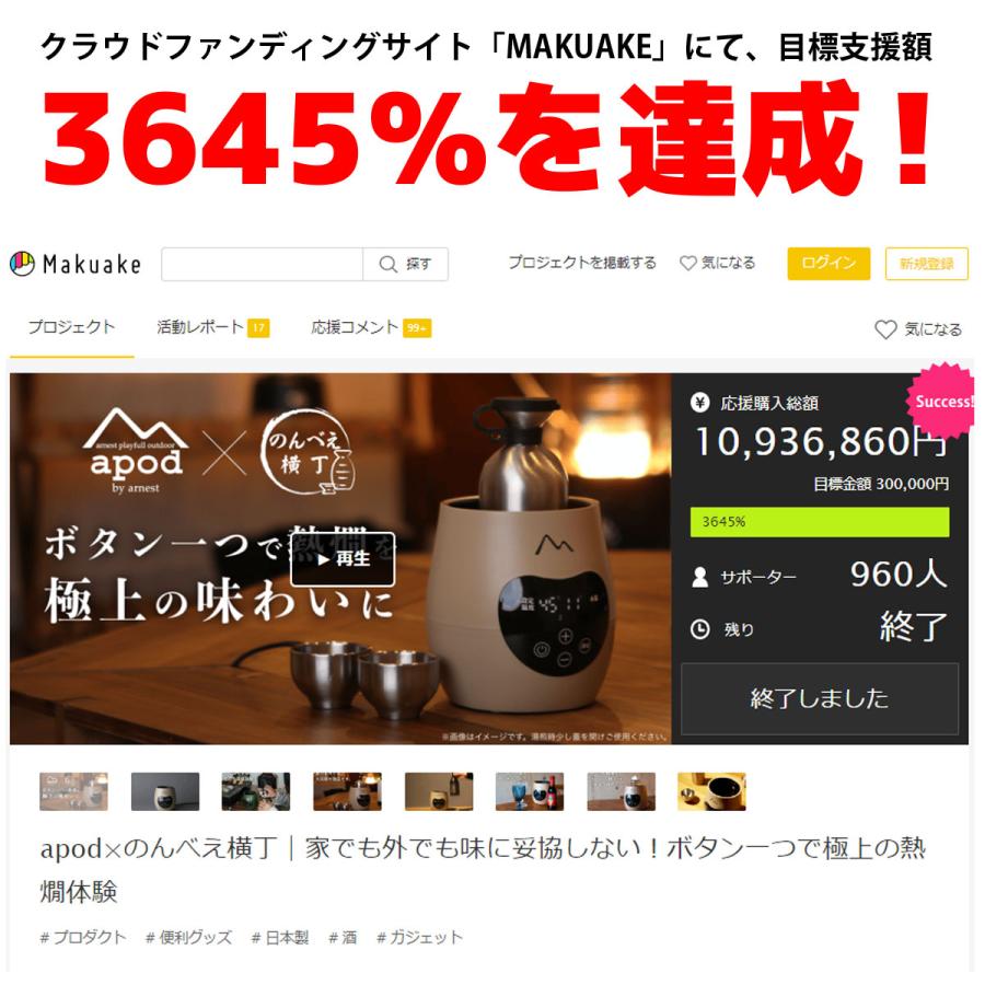 アーネスト　【酒燗器　ぐい呑みセット】熱燗器　日本酒 アーネスト 【酒燗器 ぐい呑みセット】熱燗器 日本酒 楽天市場