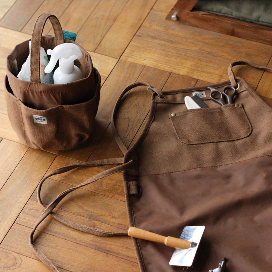 POST GENERAL お世話バッグ オリーブ ブラウン ペット お世話用品 ブラッシング 爪切り 雑貨 日用品 ペットお世話 おしゃれ シンプル かわいい 高機能 |  | 05