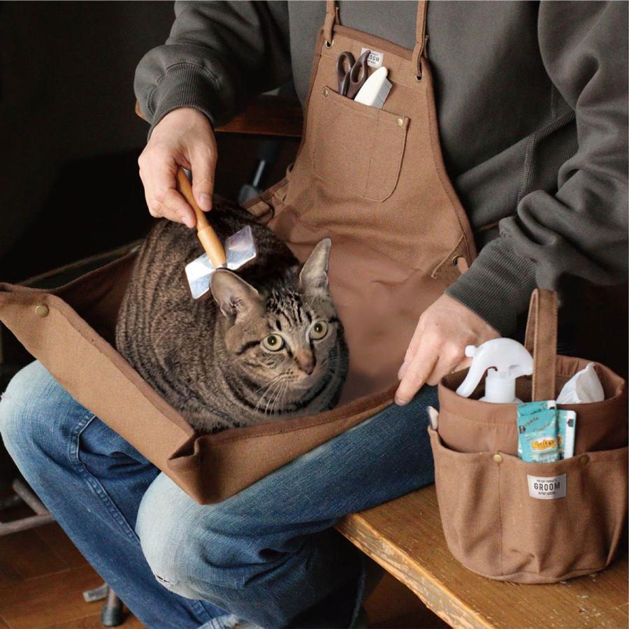 POST GENERAL お世話バッグ オリーブ ブラウン ペット お世話用品 ブラッシング 爪切り 雑貨 日用品 ペットお世話 おしゃれ シンプル かわいい 高機能 |  | 06
