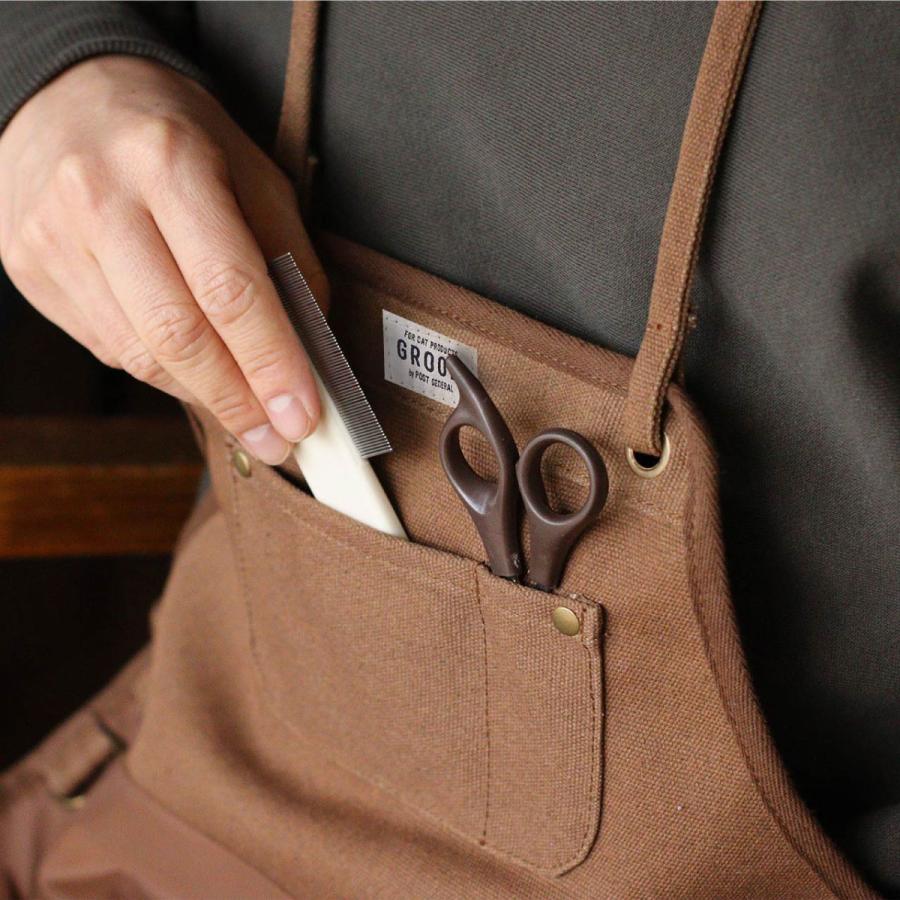 POST GENERAL お世話 エプロン オリーブ ブラウン エプロン ペット お世話用品 ブラッシング 爪切り 雑貨 日用品 ペットお世話 おしゃれ シンプル かわいい |  | 09