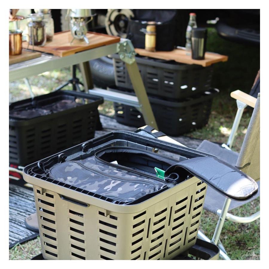 POST GENERAL フィールドバッグ for HD バスケット インテリア スクエア HDバスケット アウトドア キャンプ バーベキュー 公園 ポストジェネラル | POST GENERAL | 06