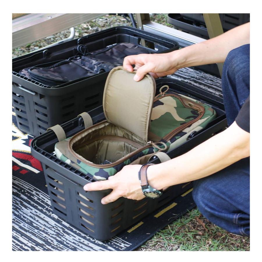 POST GENERAL フィールドバッグ for HD バスケットロング インテリア スクエア HDバスケット アウトドア キャンプ バーベキュー 公園 ポストジェネラル | POST GENERAL | 07