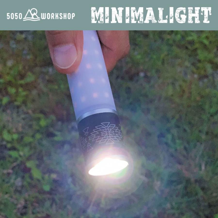 50/50 workshop MINIMALIGHT ミニマライト 懐中電灯  キャンプ 車中泊 防災 モバイルバッテリー | 5050WORKSHOP | 02