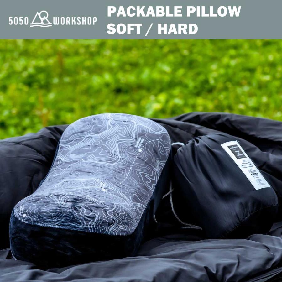パッカブルピロー　ハード 5050WORKSHOP パッカブルピロー ハード/ソフト PACKABLE PILLOW HARD