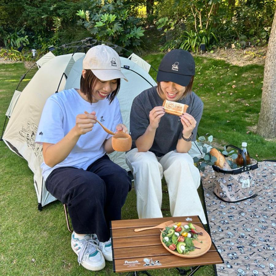 LOGOS 【選べるカラー】SNOOPY（PEANUTS 75years）CAP ブラック ベージュ キャップ スヌーピー 75周年記念オリジナルモデル 帽子 キャップ 綿100％ 男女兼用 | LOGOS | 10