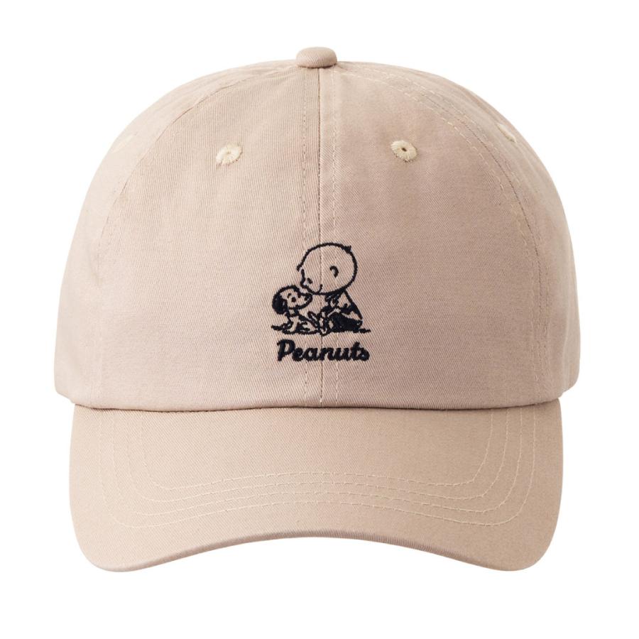 LOGOS 【選べるカラー】SNOOPY（PEANUTS 75years）CAP ブラック ベージュ キャップ スヌーピー 75周年記念オリジナルモデル 帽子 キャップ 綿100％ 男女兼用 | LOGOS | 04