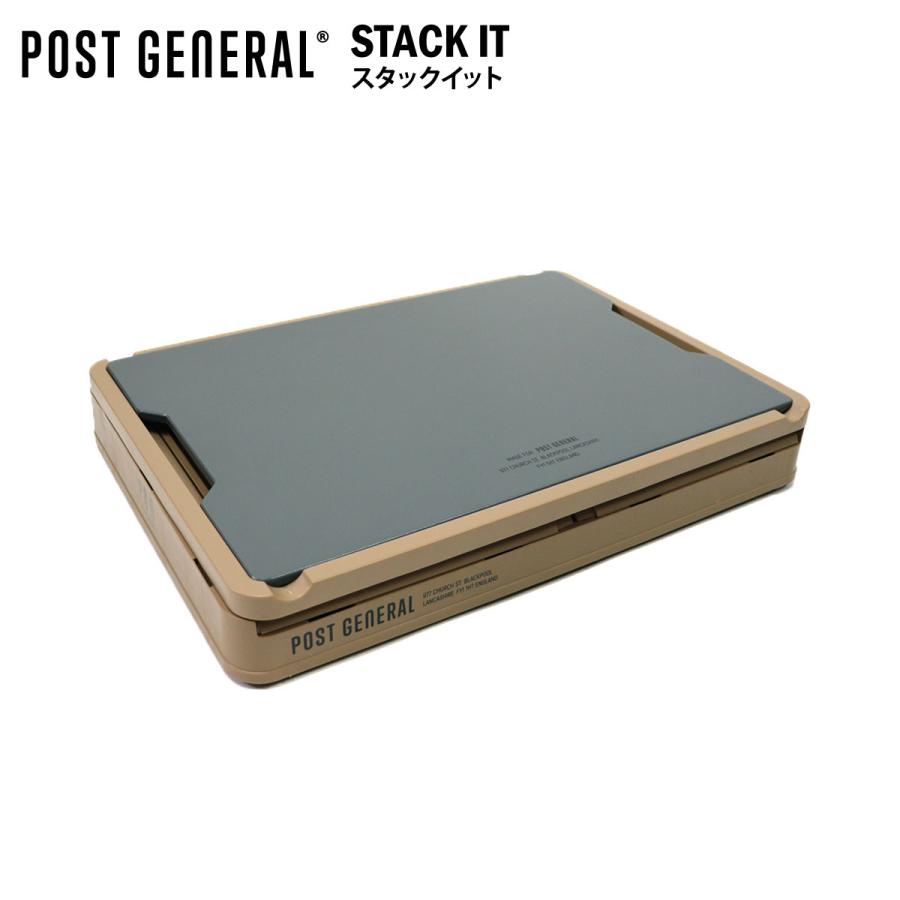 POST GENERAL コンテナ スタックイット コンテナ収納 天板 折りたたみ テーブル キャンプ アウトドア ポストジェネラル | POST GENERAL | 05