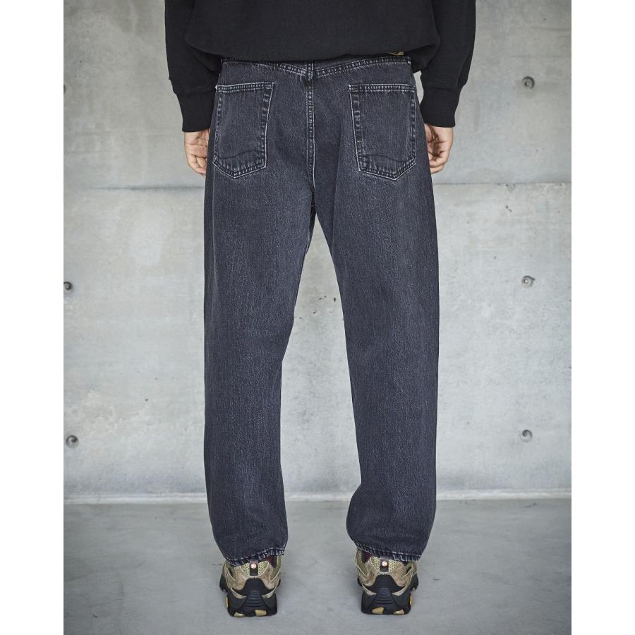 orSlow（オアスロウ） 101 DAD'S FIT DENIM PANTS(UNISEX) BLACK DENIM