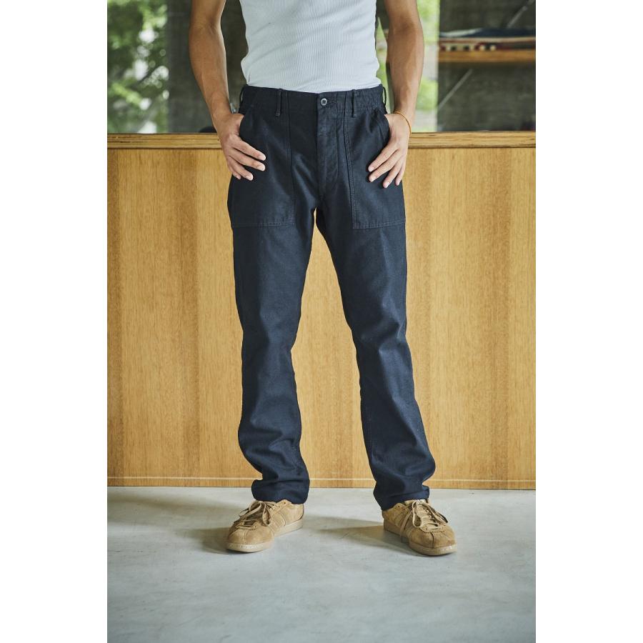 orSlow（オアスロウ） SLIM FIT FATIGUE PANTS BLACK スリム