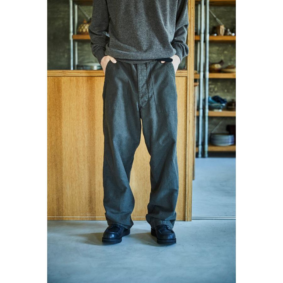 orSlow（オアスロウ） RELAX FIT COTTON LINEN MOLESKIN FATIGUE PANTS