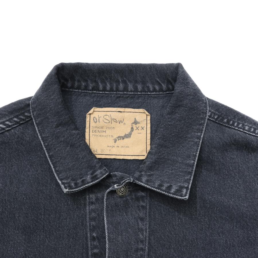 orSlow COUPON配布中 orslow / DENIM HALF COAT BLACK STONE orSlow COUPON配布中 orslow / DENIM HALF COAT BLACK STONE