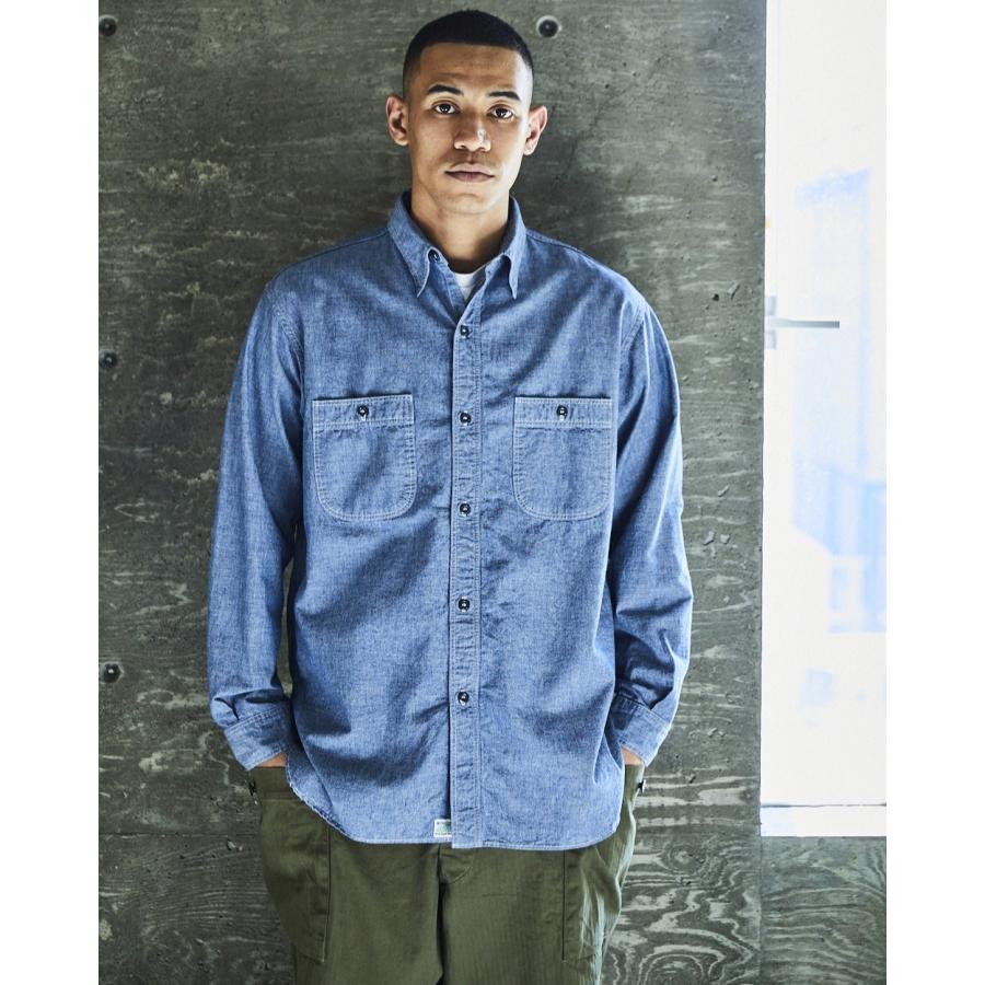 orSlow（オアスロウ） RELAX FIT CHAMBRAY WORK SHIRT リラックス