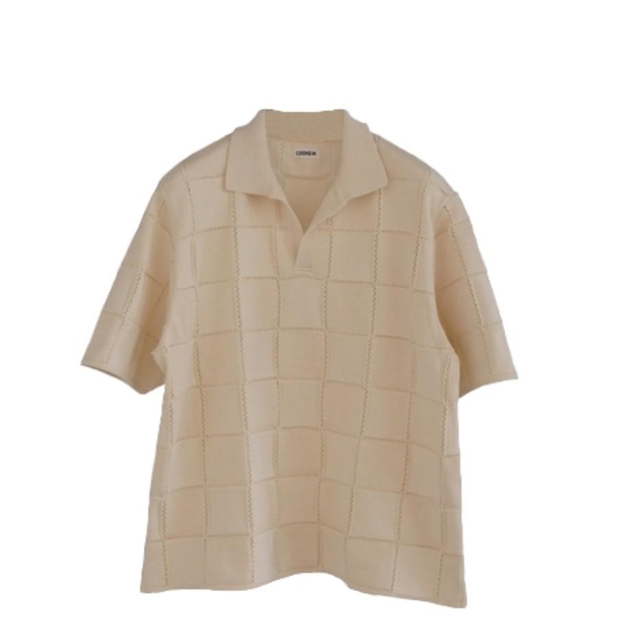 Coohem（コーヘン） 30％COUPON配布中 COOHEM / LINKS CHECK KNIT