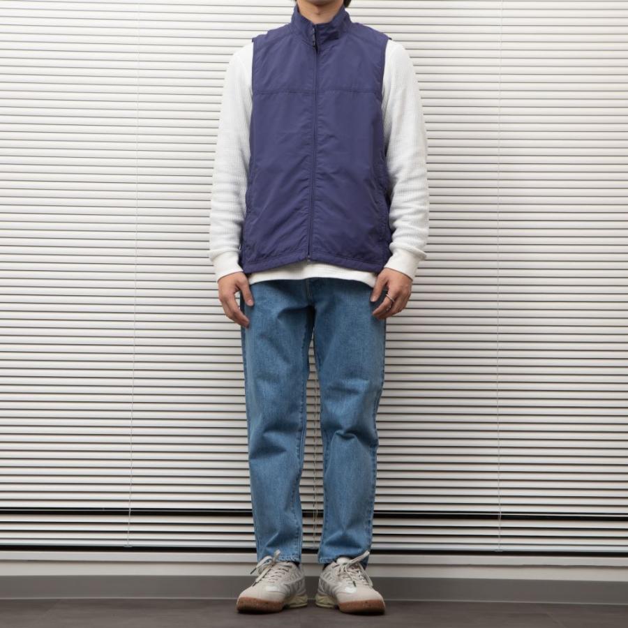 30％COUPON配布中 HATSKI / Loose Tapered Denim -Used-Ice Blue HTK