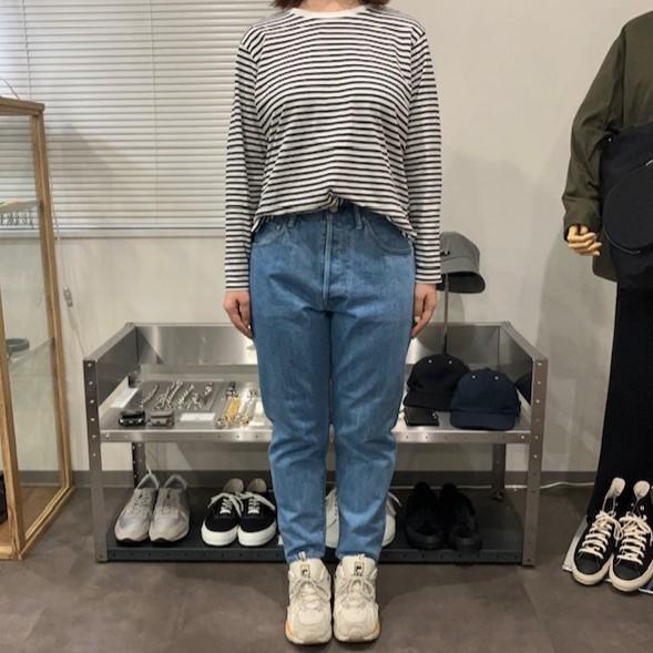 30%COUPON配布中 HATSKI / Loose Tapered Denim -Used-Ice Blue 30%COUPON配布中 HATSKI / Loose Tapered Denim -Used-Ice Blue