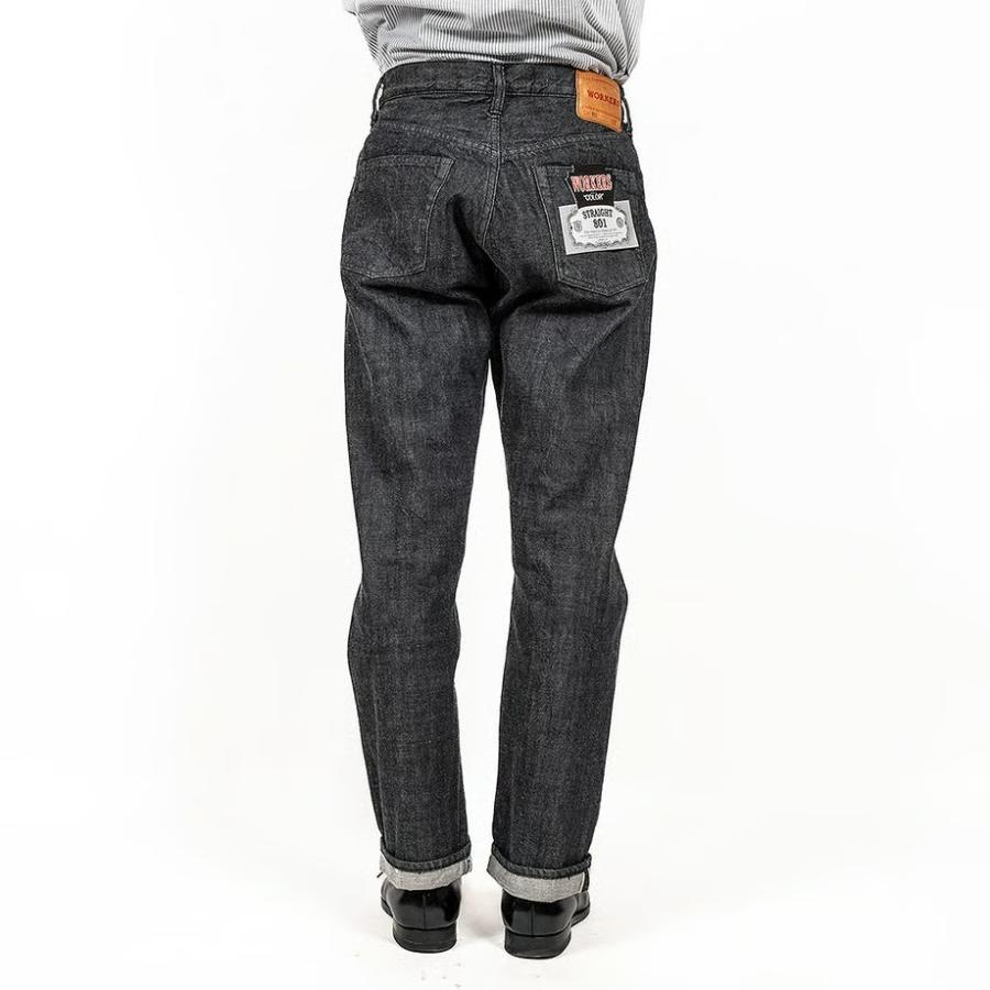 WORKERS ワーカーズ Lot 801 Straight Jeans Black ストレート