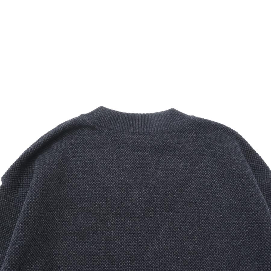 crepuscule Moss Stitch V P/O ブラック crepuscule (クレプスキュール) Moss Stitch V P/O / モス