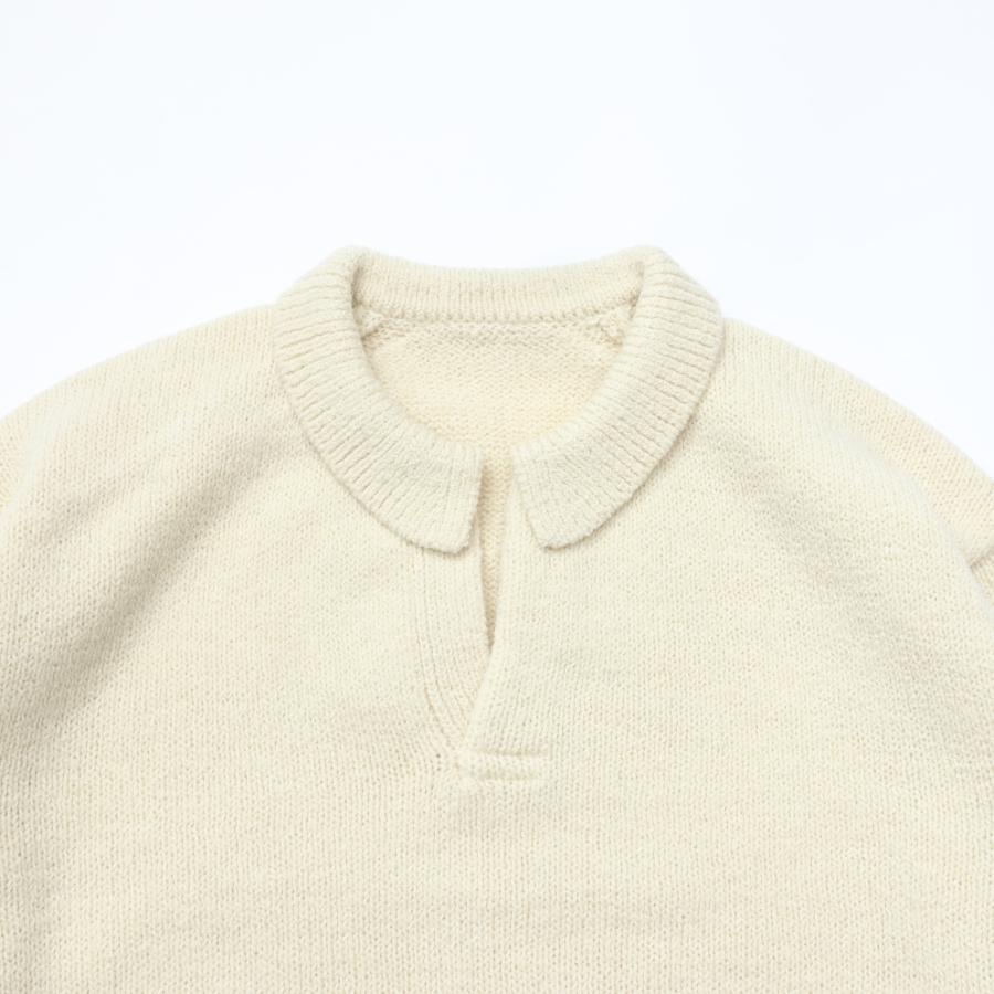 crepuscule（クレプスキュール） crepuscule / M-G Skipper L/S IVORY