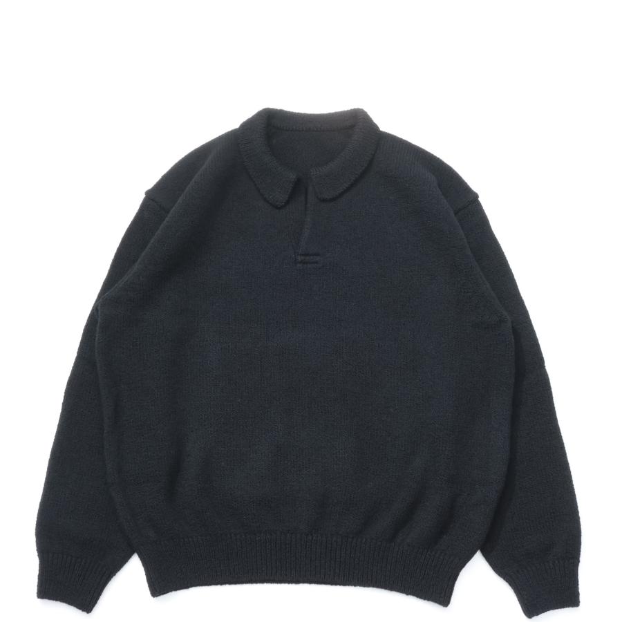 crepuscule（クレプスキュール） crepuscule / M-G Skipper L/S BLACK