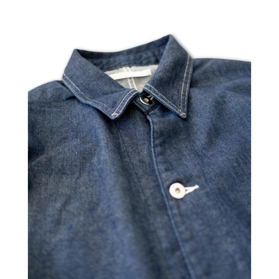 HATSKI ハツキ Denim Coverall01 -Indigo -25004 デニム カバーオール