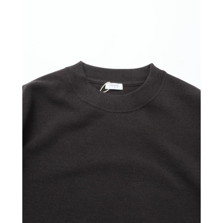 crepuscule（クレプスキュール） Co/Wo Moss stitch P/O CHARCOAL モス 