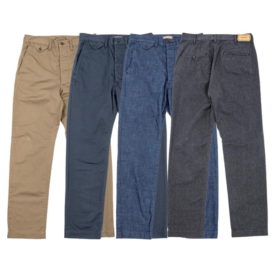 WORKERS ワーカーズ Officer Trousers Regular Fit 8oz GR Back Denim