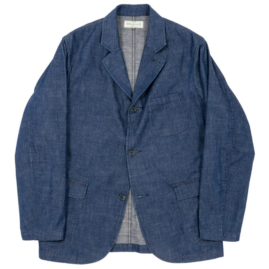 WORKERS ワーカーズ Lounge Jacket, 8oz GR Back Denim ラウンジ