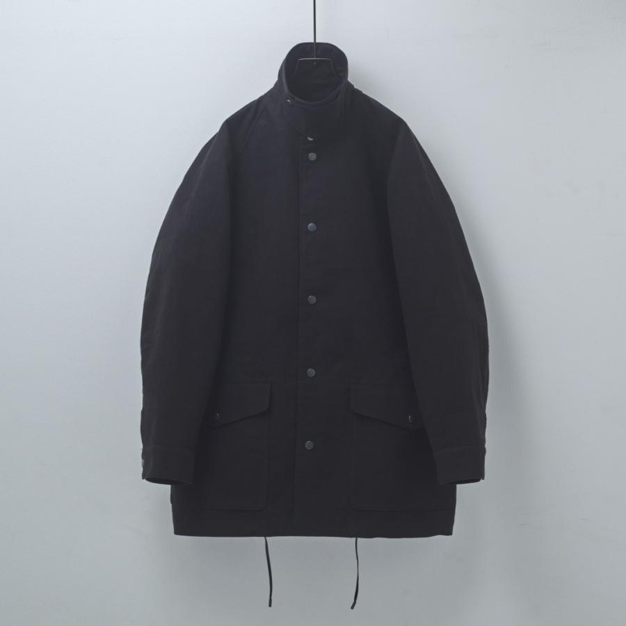 PERS PROJECTS パースプロジェクト OLIVER FIELD HF COAT BLACK