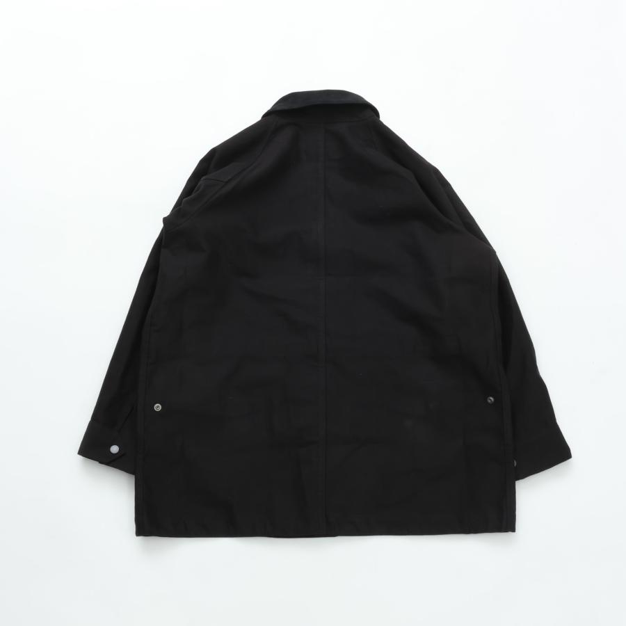 PERS PROJECTS パースプロジェクト OLIVER FIELD HF COAT BLACK