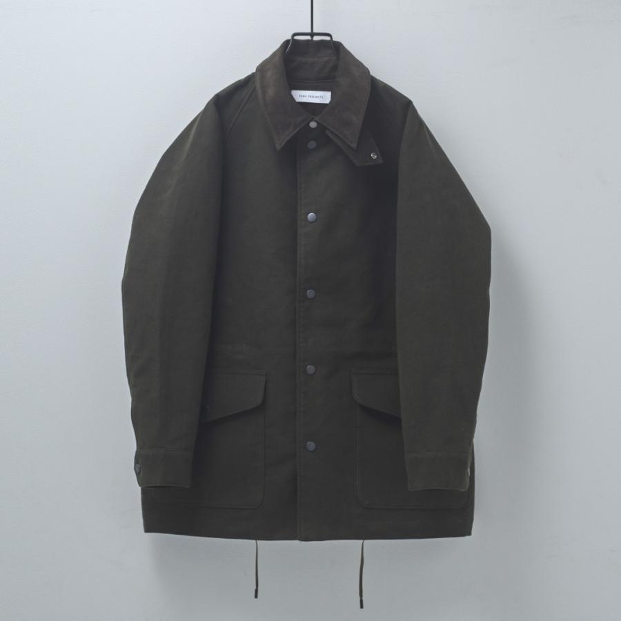 PERS PROJECTS パースプロジェクト OLIVER FIELD HF COAT BLACK