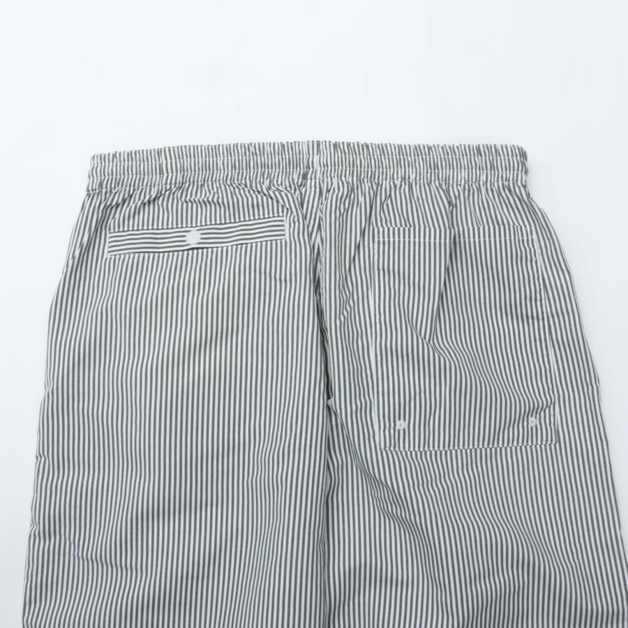 BURLAP OUTFITTER/ TRACK PANT PRINTED WHITE/CHARCOAL STRIPE 
